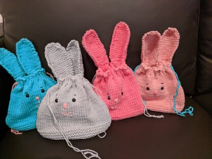 Bunny easter bags.