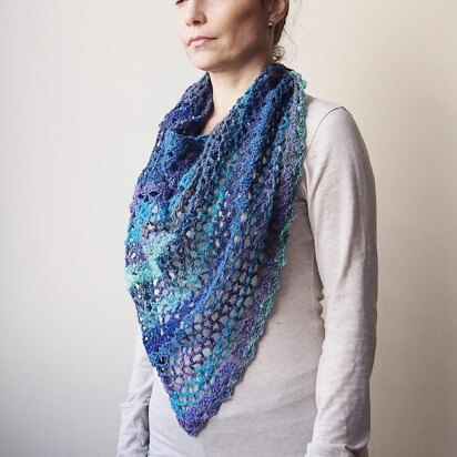 DiagonallY triangle shawl