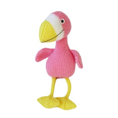 Philippa Flamingo - knitting pattern