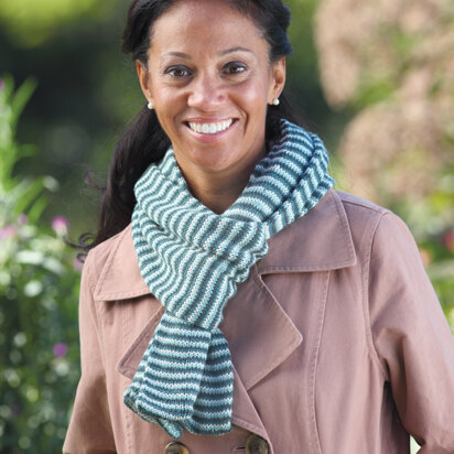 436 Taiga Tubular Scarf - Knitting Pattern for Kids and Adults in Valley Yarns Huntington