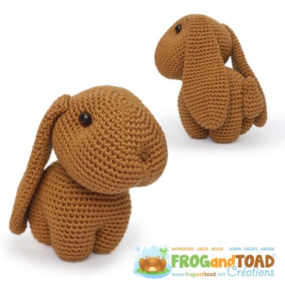 Bunny Rabbit / Lapin / Coniglio / Häschen - Amigurumi Crochet - FROGandTOAD Créations