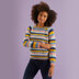 Chunky Pots Sweater - Free Jumper Knitting Pattern for Women in Paintbox Yarns Chunky Pots by Paintbox Yarns