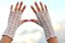 Evita crochet lace fingerless gloves