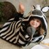 Hooded Zebra Blanket