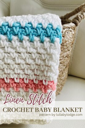 Dolly Stripe Baby Blanket