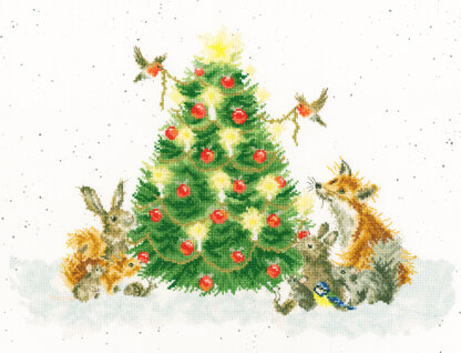 Bothy Threads Oh Christmas Tree Cross Stitch Kit - 38 x 29cm