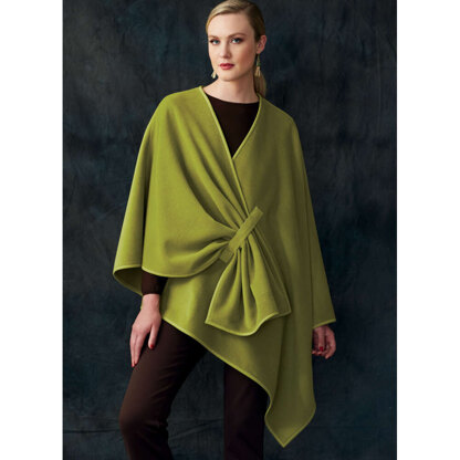 Vogue Misses' Wraps, Shrug, and Scarf V9291 - Paper Pattern, Size S-M-L