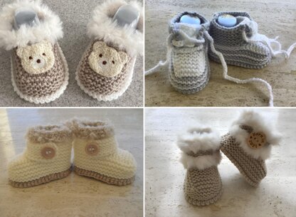 Baby Boy Booties Bundle 2