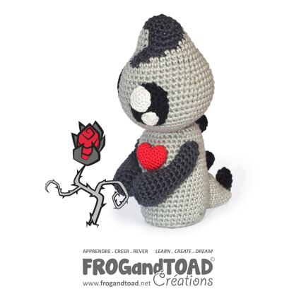 Minuit Midnight Halloween Demon Monster - Amigurumi Crochet - FROGandTOAD Créations