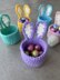 Crochet Easter Bunny Egg Cup