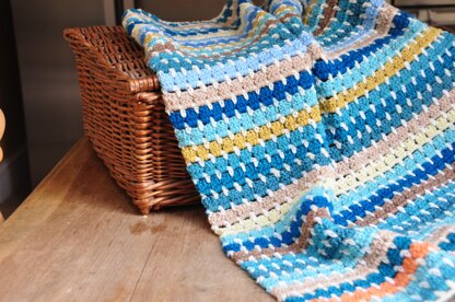 Granny Block Baby Blanket