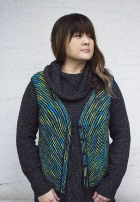 Modular Lakemoor Vest with Jorstad Creek Yarn