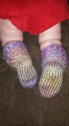 Garter Eyelet Baby Socks