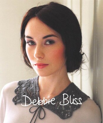 Lace Collar in Debbie Bliss Rialto Lace - Downloadable PDF