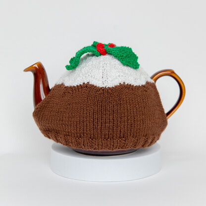 Holly, Christmas Pudding & Robin Set - Free Christmas Decorations Knitting Pattern in Paintbox Yarns Simply DK