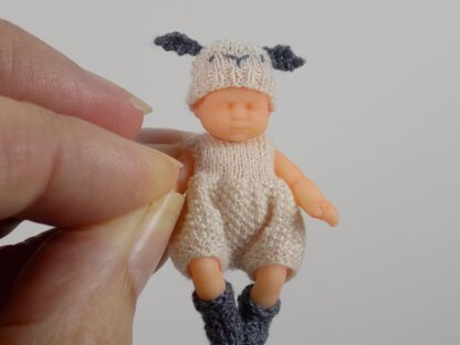 1:12 Baby Lamb Outfit