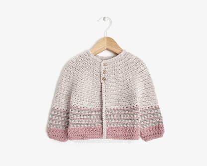 4-6 years - TICA Crochet Sweater / Cardigan