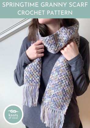 Springtime Granny Scarf