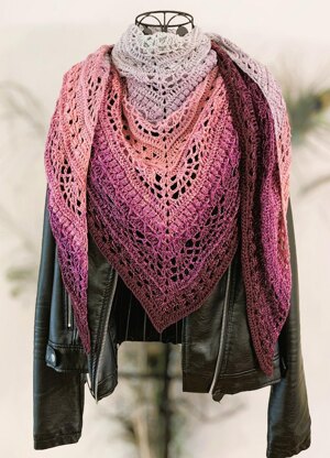 Triangular Scarf "Rhoiteia"