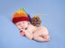 Rainbow Baby Stocking Cap Hat Photography Prop