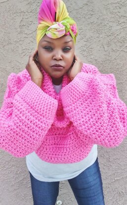 Pink Friday Cropped Sweater