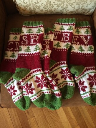 Monogram Christmas Stocking #2