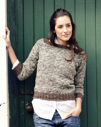 Marais Sweater in Manos del Uruguay Clasica Wool Semi-Solid - 2010A