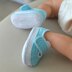 Blue Velcro baby sneakers