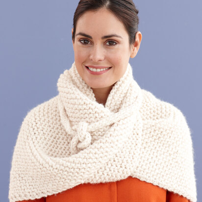 Grande Wrap in Lion Brand Wool-Ease Thick & Quick - L20302B