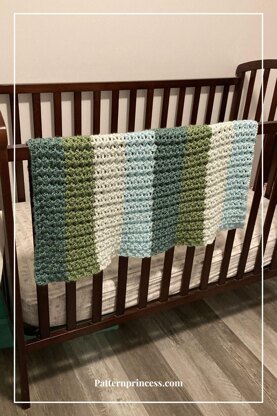 Hudson Soft and Bulky Baby Blanket Crochet Pattern