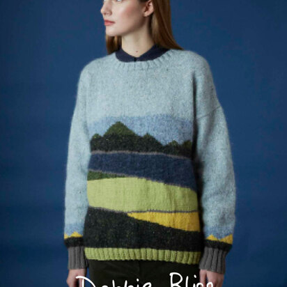 Flora Sweater - Knitting Pattern For Women in Debbie Bliss Fine Donegal, Rialto DK & Angel