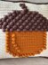 Bobble Stitch Acorn Pillow