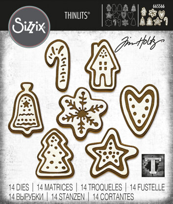 Sizzix Thinlits Die Set - Christmas Cookies by Tim Holtz