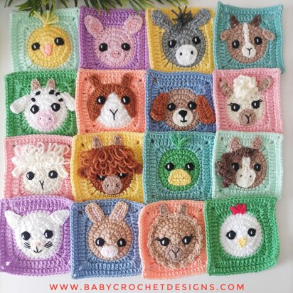 Farmyard Granny Squares