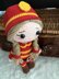 Faye the Firefighter - Amigurumi doll pattern