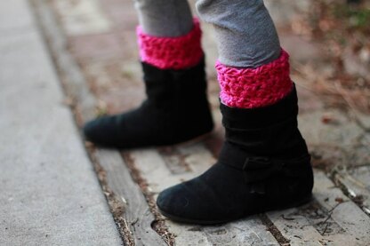 Star Stitch Boot Cuffs