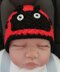 Ladybird Baby Car Seat Blanket + Hat