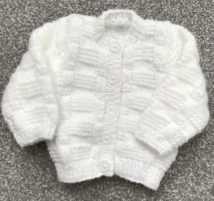 Quick baby cardigan #2