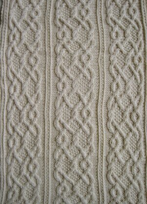 Trail Cabled Stole Shawl Scarf