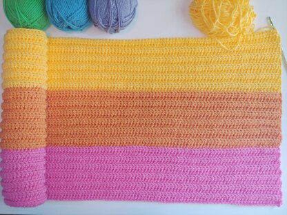 Beginner-Friendly Rainbow Blanket