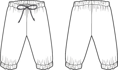 Poppy & Jazz Birch Trousers  - Paper Pattern, Size Newborn - 6 years