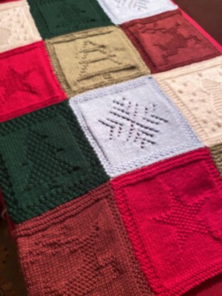 Christmas Patchwork Blanket