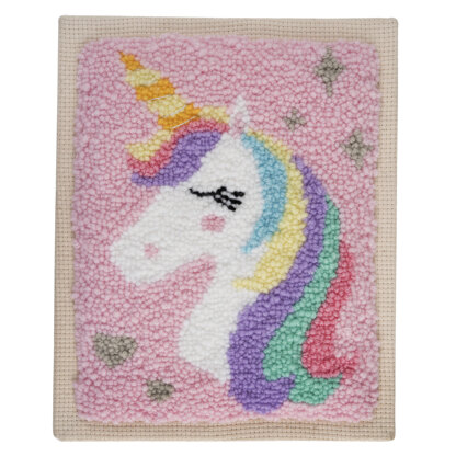 Trimits Punch Needle Kit: Unicorn - 20.32 x 25.4cm (8 x 10in)