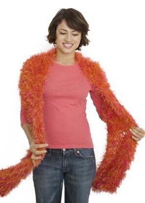 Speed Stix 2-hour wrap in Lion Brand Homespun and Fun Fur - 50934