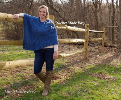 Sapphire Alpaca Poncho