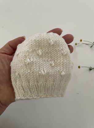 Rosebud Newborn Baby Hat BJ511