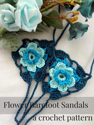 Flower Barefoot Sandals