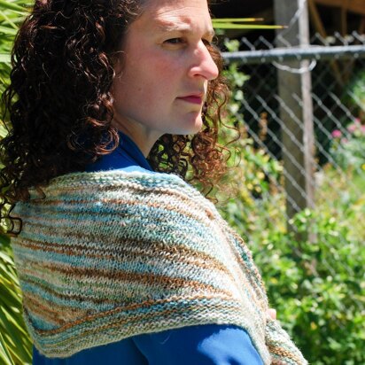 Rainland Shawlette - knitting pattern