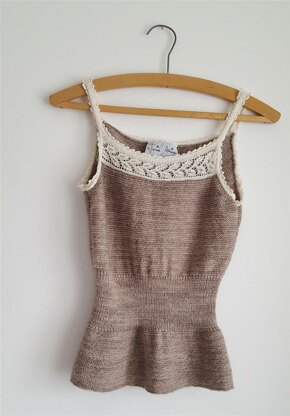 Camisole No. 7 - Knitting Pattern in English – • MY FAVOURITE