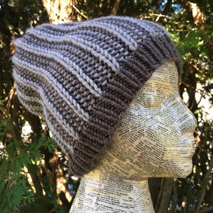 Slipped Stitch Slouch & Beanie